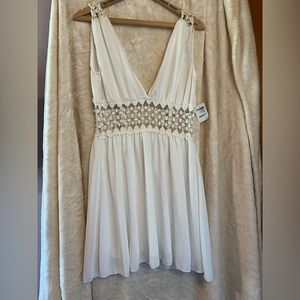 White romper - new with tags - size s
